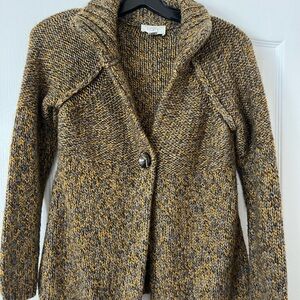 LOFT Single Button Women’s Chunky Knit Cardigan